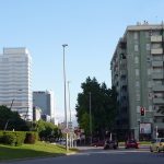 Eix Macià, donde está la sede judicial de Sabadell