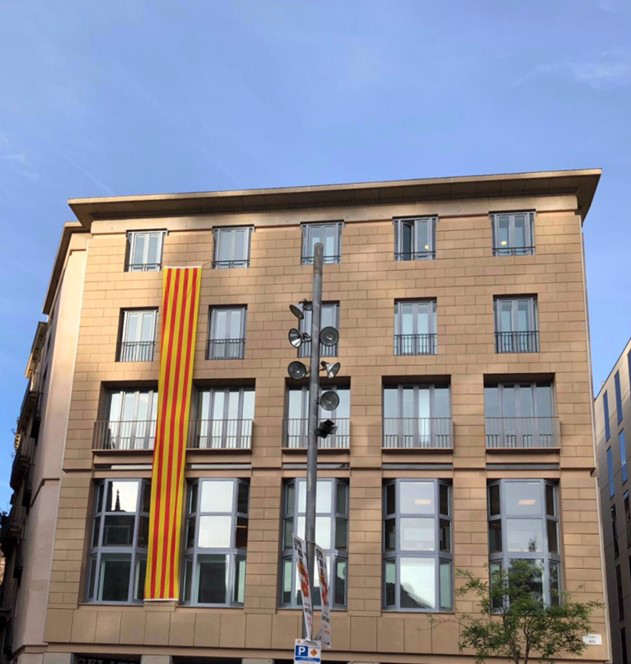 Sede de la Comissió Jurídica Assessora de la Generalitat de Catalunya, en la plaza Nova de Barcelona