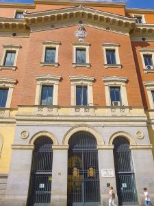 Fachada de la sede del Tribunal de Cuentas de España, en Madrid